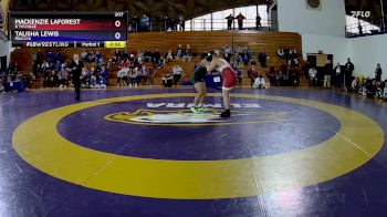 207 lbs 3rd Place Match - Mackenzie Laforest, D`Youville vs Talisha Lewis, Felician