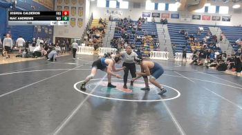 190 lbs Quarterfinals (8 Team) - Joshua Calderon, Freedom vs Mac Andrews, Wellington Community Hs