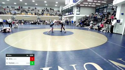 197 lbs Consi Of 4 - Mason Ellis, Unrostered- Washington PA vs Gage Yackee, Unrostered-Navy WC