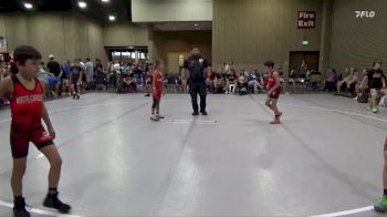 65 lbs Round 4 (6 Team) - Arman Bassiri, NC National Team White vs Kaleb Leitch, Indiana Outlaws
