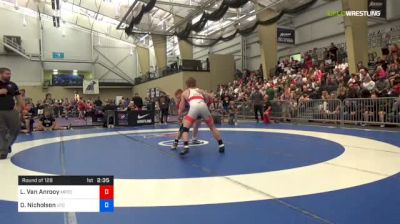 74 kg Round Of 128 - Layne Van Anrooy, Michigan Regional Training Center vs Drew Nicholson, Chattanooga