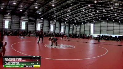 119 lbs Prelim - Ireland Simpson, Contenders Wrestling Academy vs Macy Fordyce, Central Indiana Academy Of Wre