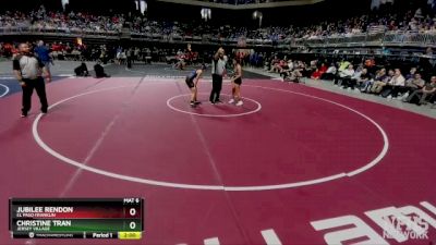 6A 100 lbs Quarterfinal - Jubilee Rendon, El Paso Franklin vs Christine Tran, Jersey Village