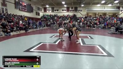 106 lbs Round 3 - Kaleb Gordon, Waterloo East vs Logan Vlau, Tinley Park (Andrew)