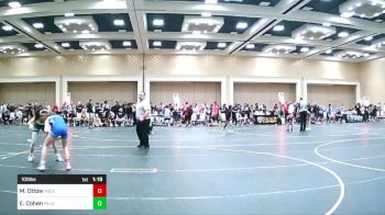 109 lbs Round Of 16 - Malia Ottow, Ascend Wr Acd vs Ella Cohen, Palo Alto HS