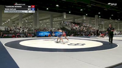 57 kg 5th Place Match - Carolina Moreno, Matador Wrestling Club vs Rose Kaplan, Warrior Regional Training Center