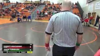 132 lbs Cons. Semi - Mason Turnbaugh, Ontario vs Garrett Montgomery, Shelby