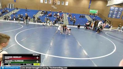 42-43 lbs Round 2 - Xander Merkley, Uintah vs Maxwell Eldridge, Westlake