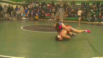 150 lbs Champ. Round 2 - Carson Bergstreser, Buffalo vs Tripp Isenberger, Wright