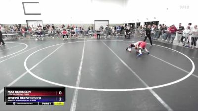 108 lbs Champ. Round 1 - Max Robinson, Lodi Wrestling Club vs Joseph Duesterbeck, Askren Wrestling Academy