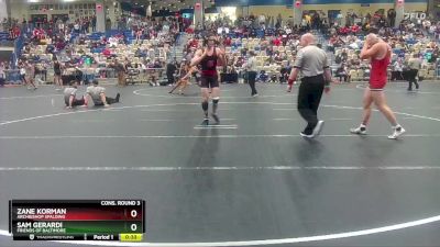 165 lbs Cons. Round 3 - Sam Gerardi, Friends Of Baltimore vs Zane Korman, Archbishop Spalding