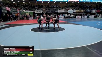 215 lbs Cons. Round 1 - Rocco Piazza, Ketchikan High School vs Tristan Humphrey, Colony High School