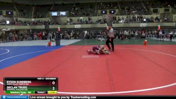 90 lbs Quarterfinal - Declan Trueg, Immortal Athletics WC vs Kyson Sundberg, Sioux Valley Wrestling