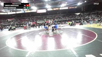 190 lbs Champ. Round 1 - Ruben Gonzalez, McQueen Nevada vs Brock Armstrong, Coeur D Alene