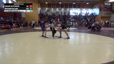 165 lbs Cons. Round 4 - Brayden Pillars, Cornell College vs Carter Hutchison, Millikin