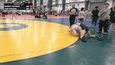 88 lbs Round 5 (4pm Saturday) - Klint Kohlman, Michigan S.W.A.T. vs Bennett Hoffberg, Team Gotcha