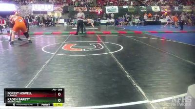 AA - 285 lbs Cons. Round 3 - Forest Howell, Flathead vs Kaden Barett, Billings West