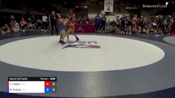 127 lbs Round 3 (6 Team) - Loretta Lopez, SAWA vs Rhain Aranjo, LAWA