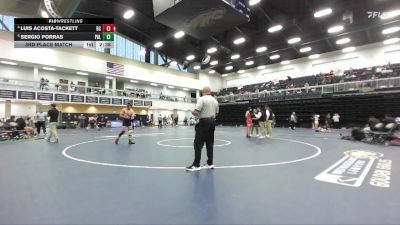 141 lbs 3rd Place Match - Luis Acosta-Tackett, Bakersfield College vs Sergio Porras, Palomar College