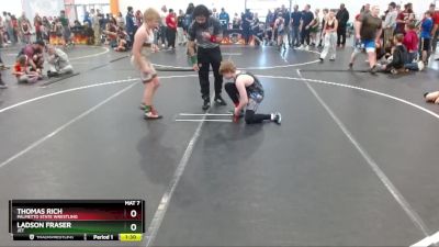 125 lbs Quarterfinal - Ladson Fraser, JET vs Thomas Rich, Palmetto State Wrestling