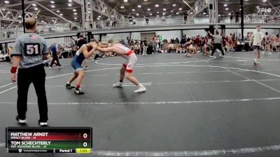 150 lbs Semis (4 Team) - Tom Schechterly, Mat Assassins Black vs Matthew Arndt, Impact Silver