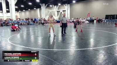 120 lbs Round 7 (8 Team) - Colton Lewis, Carolina Exteme Black vs Tyler Barnes, Foxfire Wrestling Club