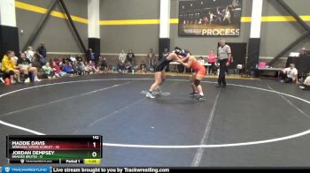 142 lbs Round 2 (6 Team) - Maddie Davis, Nebraska Vipers Scarlet vs Jordan Dempsey, Braided Brutes