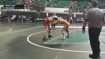 7A 138 lbs Cons. Round 3 - Noah Dixon, Grissom Hs vs Brody Logan, Thompson HS