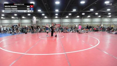 69 kg Rr Rnd 4 - Belicia Manuel, Michigan Wrestling Academy - GHSE vs Kendra O'Brien, Primus WC - GHSE
