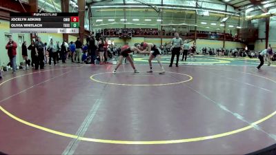 100 lbs Cons. Round 2 - Olivia Whitlach, Tuscarawas Valley HS vs Jocelyn Adkins, Cabell Midland HS