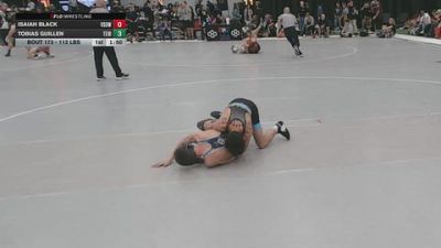 113 lbs Champ. Rd Of 64 - Isaiah Black, Victory School Of Wrestling vs Tobias Guillen, Team Idaho