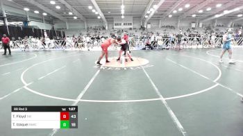 285 lbs Rr Rnd 3 - Teddy Floyd, The Fort Hammers Black vs Thomas Izaque, Great Neck WC