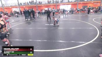 65 lbs Round 1 - Michael Willford, Grizzlies Wrestling Club vs Barrett Nix, Team Tiger