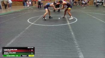 115-120 lbs 5th Place Match - Enzo Collino, Donahue vs Covyn Shelton, Unattached