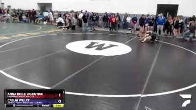 112 lbs Round 1 - Anna Belle Valentine, Fairbanks Wrestling Club vs Caelih Willet, Juneau Youth Wrestling Club Inc.