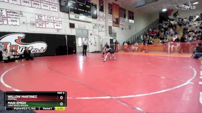 105 lbs Cons. Round 6 - Victoria Ashlock, Edison (Huntington Beach) vs Ahtziry Del Cid, Downey