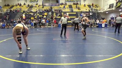 215 lbs Quarterfinal - Eli Wheeler, Parkersburg South-WV vs Colton Mosako, Albert Gallatin