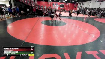157 lbs Cons. Round 3 - Connor Cassels, Woodstock (MARIAN) vs Kenneth Jamison, EDWARDVILLE (HS)
