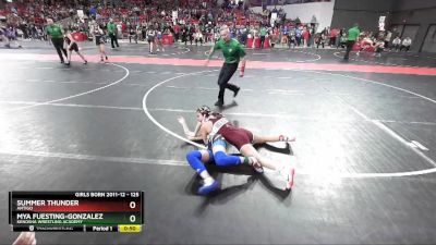 125 lbs Quarterfinal - Summer Thunder, Antigo vs Mya Fuesting-Gonzalez, Kenosha Wrestling Academy