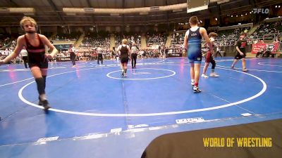 130 lbs Round Of 16 - Gavin Brown, Contender Wrestling Academy vs Nate Selig, Nebraska Boyz