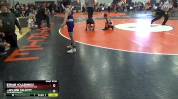 PW-15 lbs Cons. Semi - Ethan Hollenbeck, Mediapolis Youth Wrestling Clu vs Jackson Talbott, Hammerin Hawks