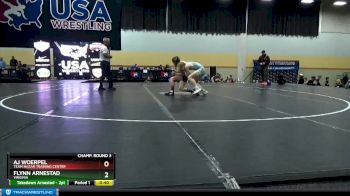 92 lbs Champ. Round 3 - Aj Woerpel, Team Nazar Training Center vs Flynn Arnestad, Virginia