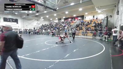 157 lbs Cons. Round 4 - Finnian Hannegan, JSerra vs Daniel McMullen, Lancaster