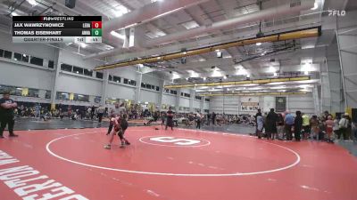 91 lbs Quarterfinal - Jax Wawrzynowicz, Lebanon vs Thomas Eisenhart, Annandale
