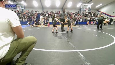 66 lbs Rr Rnd 1 - Trey Lowrey, Coweta Tiger Wrestling vs Tobias Youngblood, Coweta Tiger Wrestling