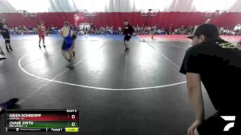 126 lbs Round 1 (16 Team) - Aiden Schrempp, Canton vs Chase Smith, BBE/Waska