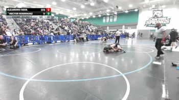 126 lbs Champ. Round 2 - Alejandro Nava, Canyon Springs vs Hector Rodriguez, Victor Valley