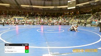 60 lbs Quarterfinal - Nauz Newell, Smith County Wrestling Club vs Bentley Churape, Pomona Elite