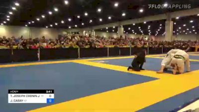 THOMAS JOSEPH CRONIN JR vs JOHN CABAY 2022 World Master IBJJF Jiu-Jitsu Championship