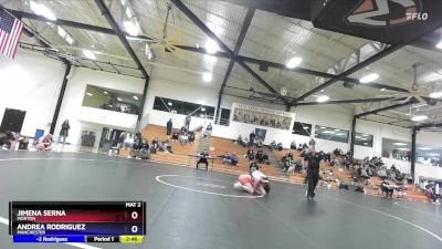124 lbs Cons. Semi - Andrea Rodriguez, Manchester vs Jimena Serna, Morton